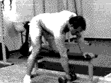 Dumbbell Row (with elbows out)
